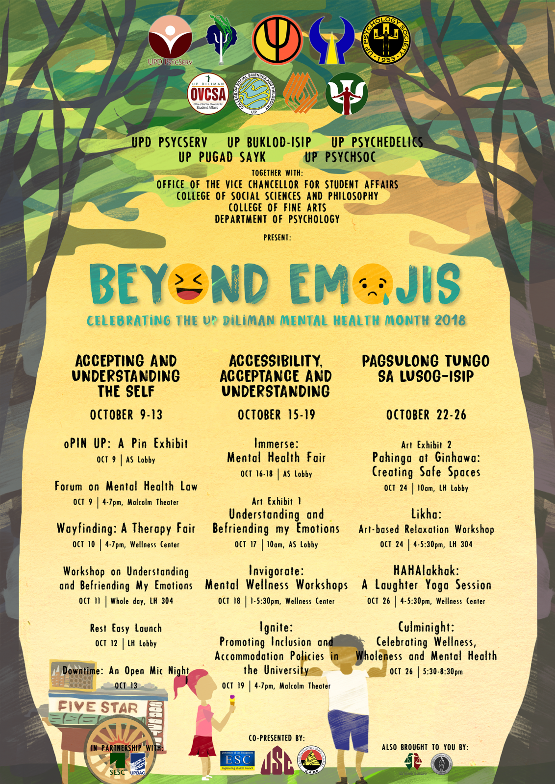 BEYOND EMOJIS: Celebrating the UP Diliman Mental Health Month 2018 ...