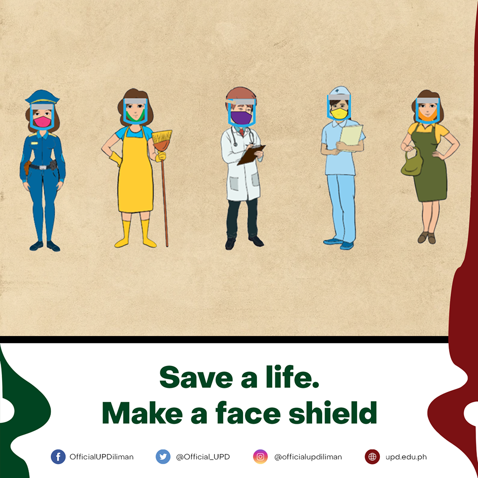 Save a life. Make a face shield