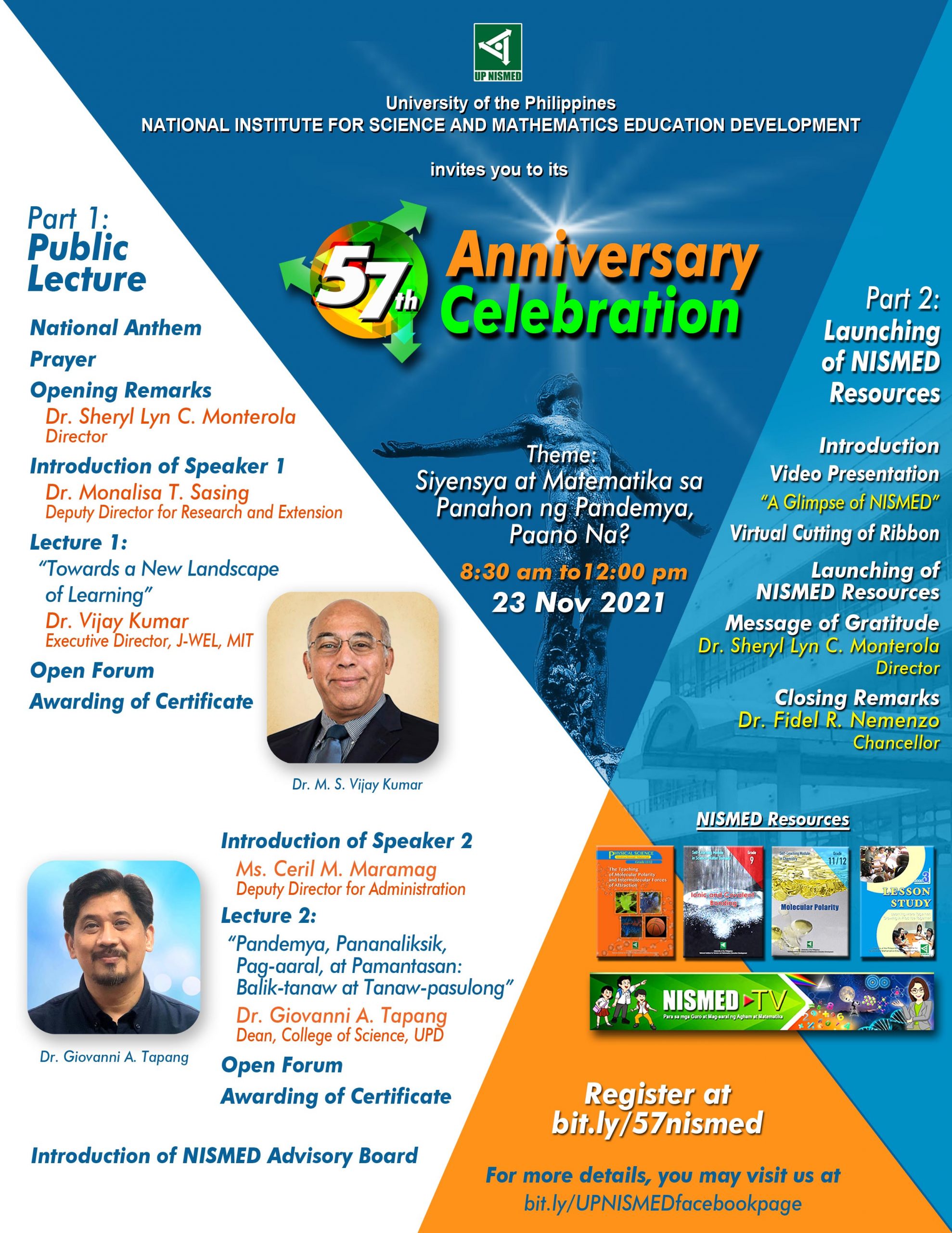 NISMED 57th Anniversary and Public Lecture