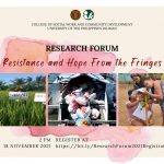 Research Forum Series: Resistance and Hope from the Fringes