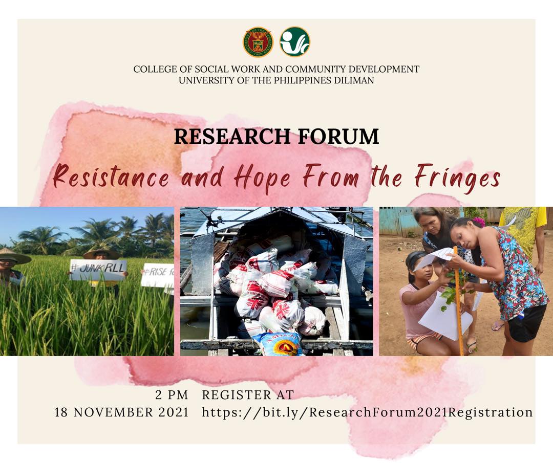 Research Forum Series: Resistance and Hope from the Fringes