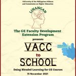 Vacc to School: Doing Blended Learning for GE Courses