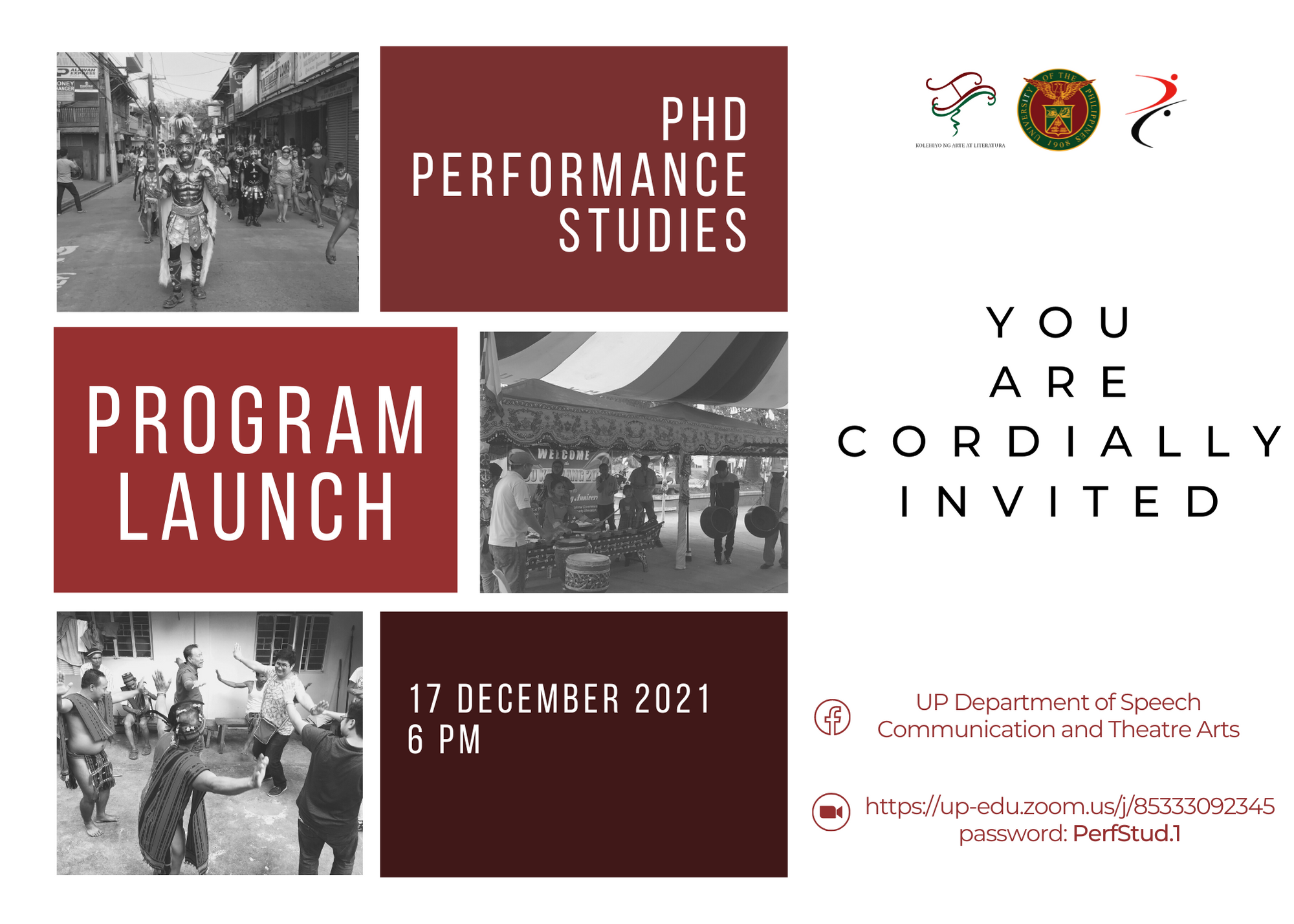 PhD Performance Studies Program Launch