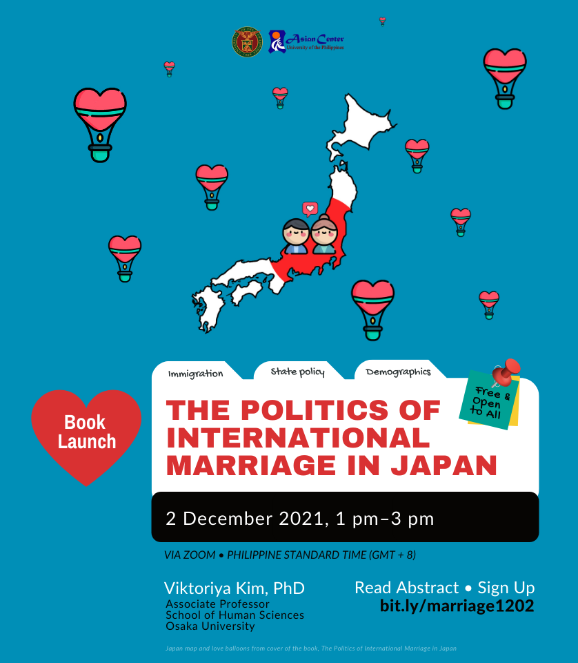 The Politics of International Marriage in Japan: Book Launch