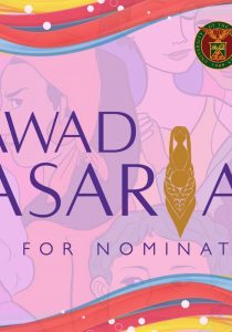 Call for Nominations: 2022 Gawad Kasarian