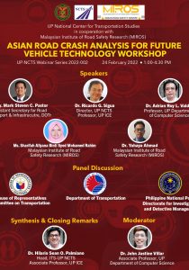 UP NCTS Webinar Series: Asian Road Crash Analysis for Future Vehicle Technology