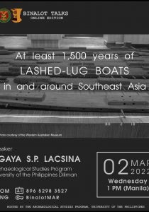 Binalot Talks: At Least 1500 years of Lashed-lug Boats in and around Southeast Asia