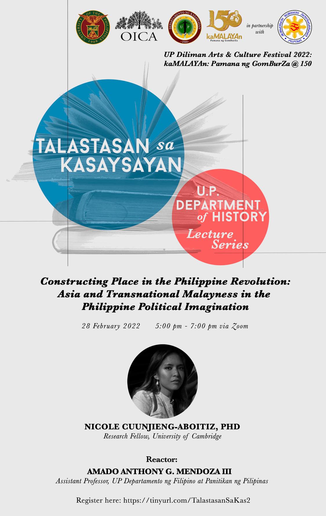 Constructing Place in the Philippine Revolution: Asia and Transnational Malayness in the Philippine Political Imagination