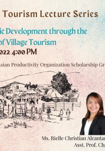 Rethinking Tourism Lecture Series: Rural Economic Development through the Development of Village Tourism