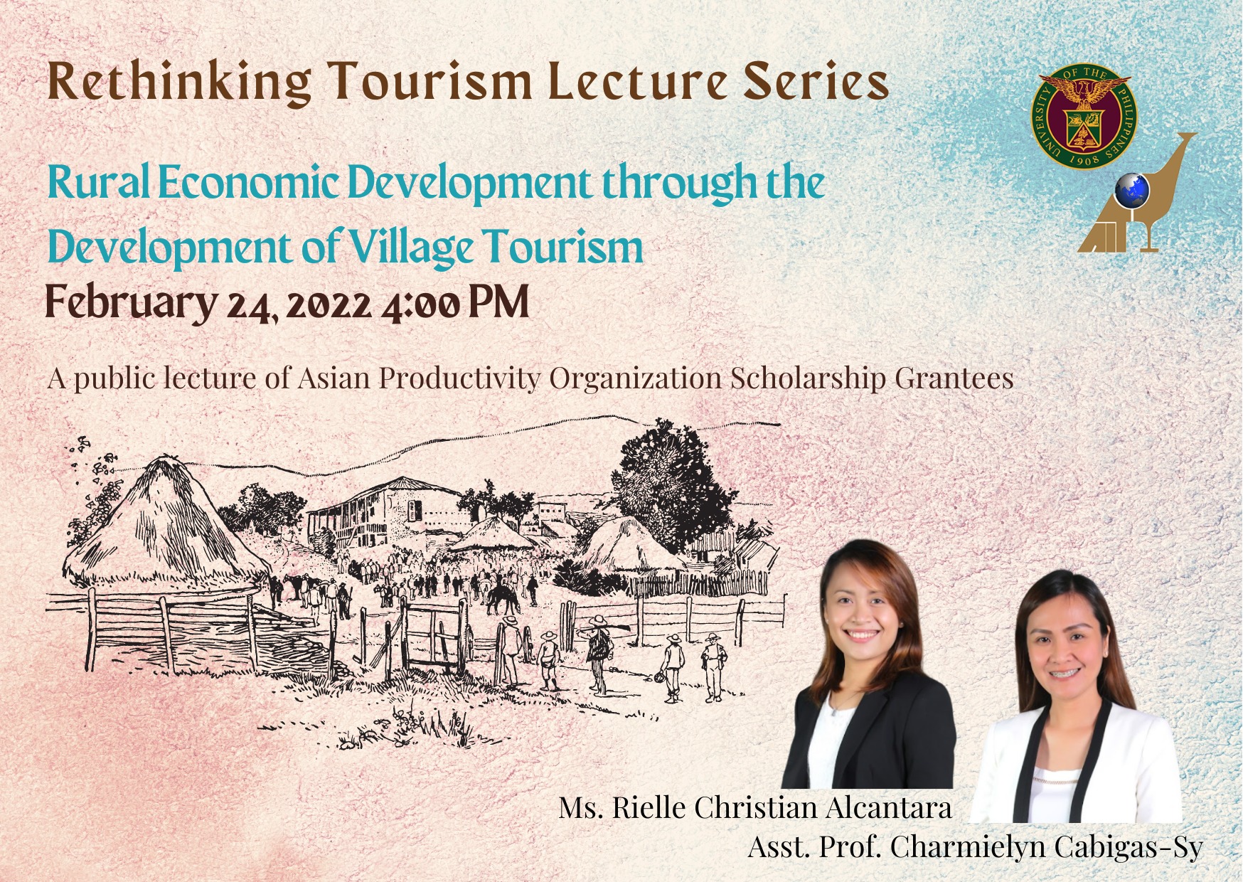 Rethinking Tourism Lecture Series: Rural Economic Development through the Development of Village Tourism