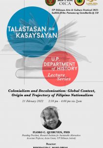 Colonialism and Decolonisation: Global Context, Origin and Trajectory of Filipino Nationalism