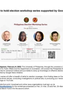 Philippines Elections Workshop Series