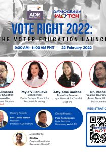 Vote Right 2022: The Voter Education Launch