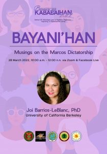 Bayani’han: Musings on the Marcos Dictatorship