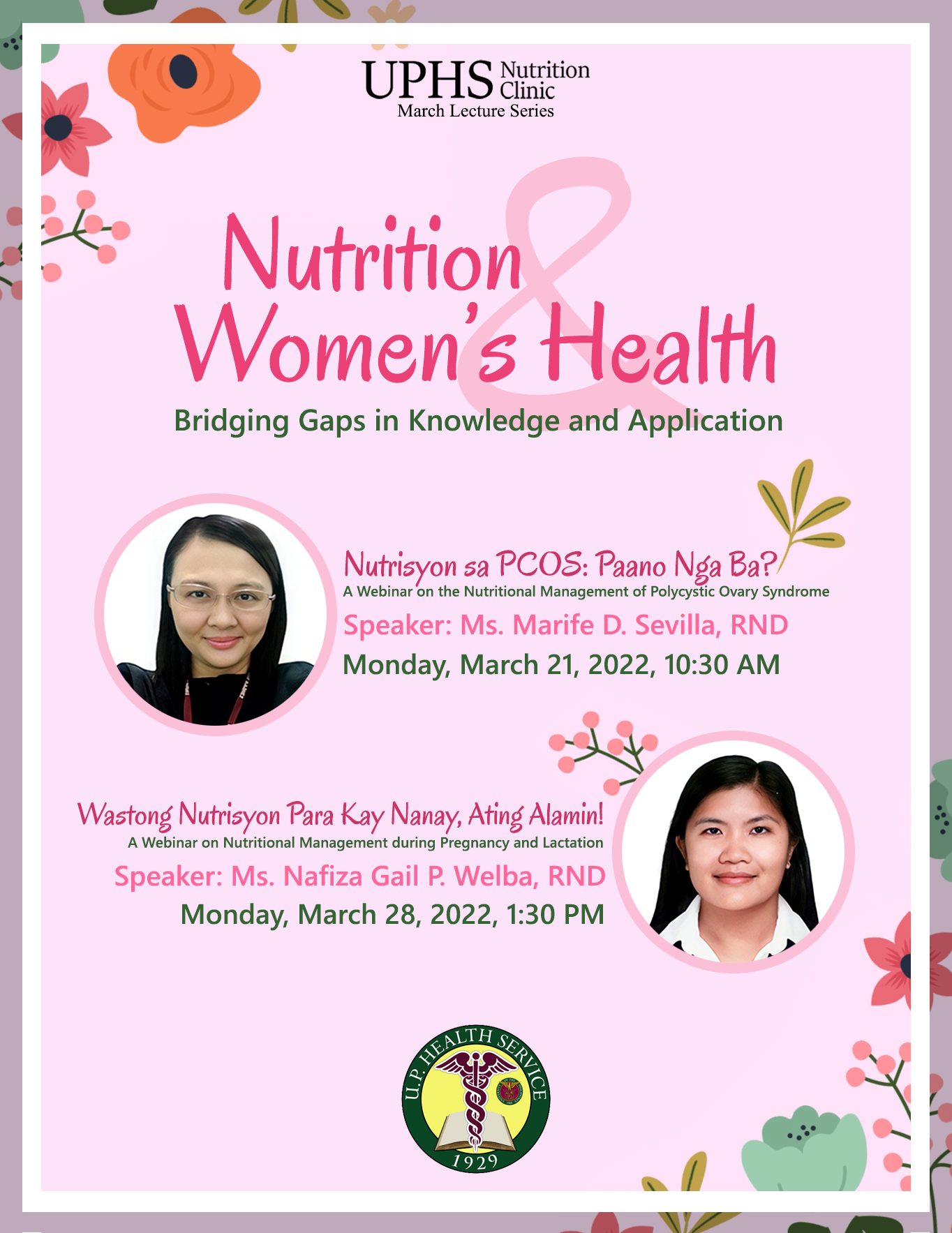 Nutrition and Women’s Health: Bridging Gaps in Knowledge and Application