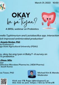 Okay ka pa Tiyan? A BRSL Webinar on Probiotics