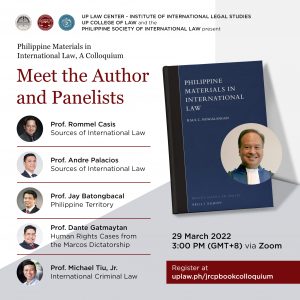 Philippine Materials in International Law: A Colloquium