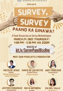 Survey, Survey, Paano ka Ginawa? A Panel Discussion on Survey Methodologies