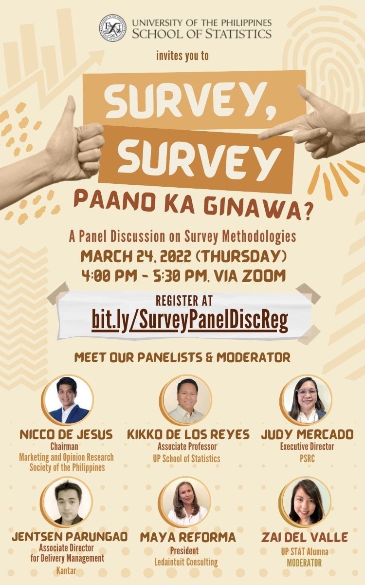 Survey, Survey, Paano ka Ginawa? A Panel Discussion on Survey Methodologies