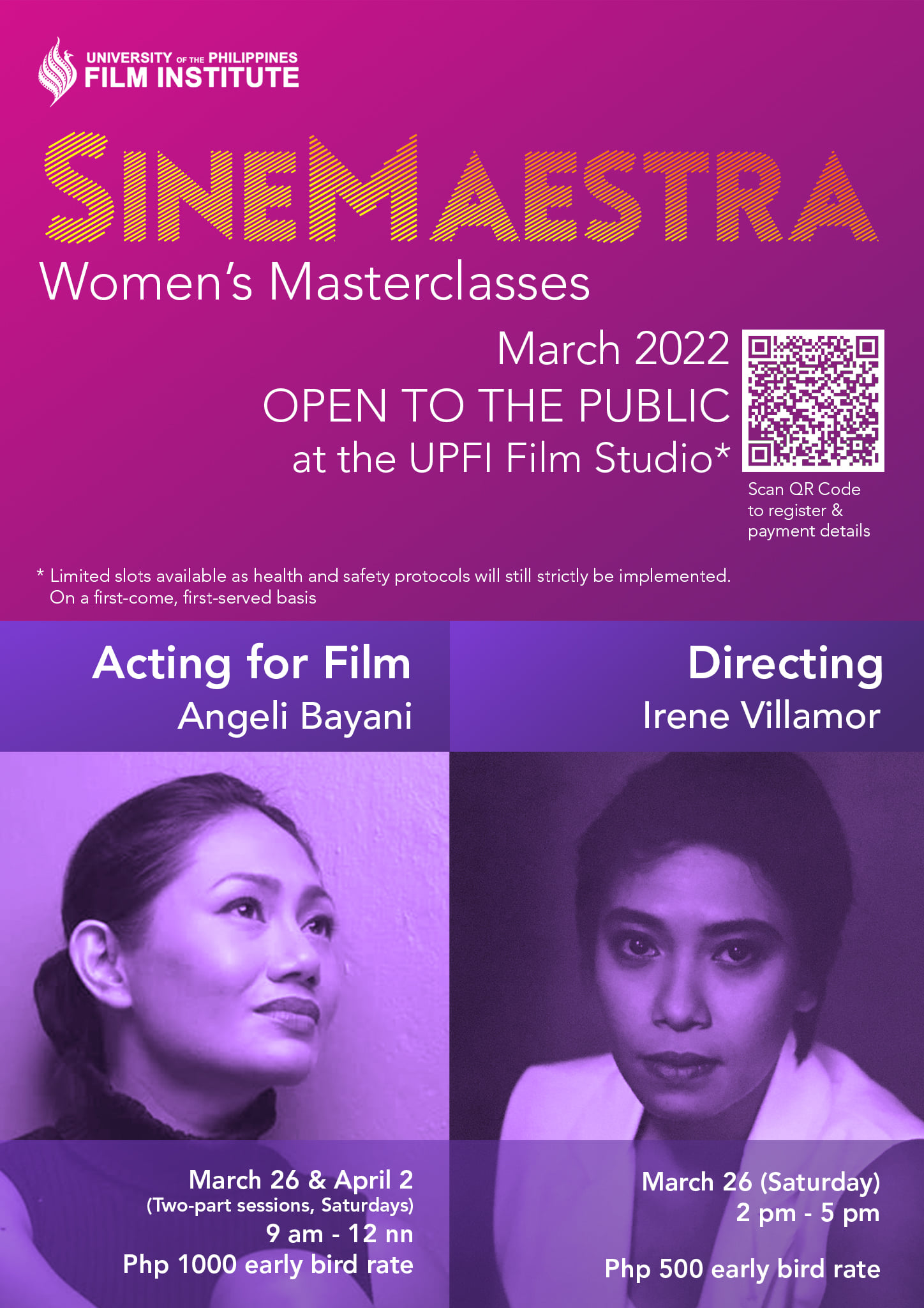 2022 SineMaestra: Women’s Masterclasses