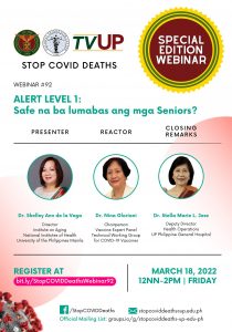 Stop COVID Deaths: Alert Level 1: Puwede na ba lumabas ang mga Senior?