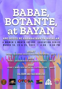 Babae, Botante, at Bayan: Ang Boses ng Kababaihan sa Halalan