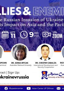 Allies and Enemies: The Russian Invasion of Ukraine and its Impact on Asia and the Pacific