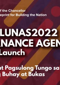 #PILIpiLUNAS2022: Governance Agenda: A Public Launch