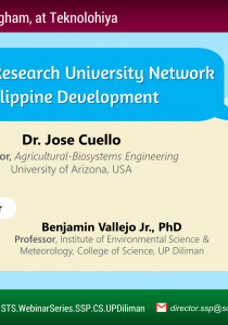 Proposal for Research University Network for Philippine Development