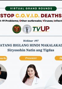 Stop COVID Deaths: Batang Biglang Hindi Makalakad: Siryosohin Natin ang Tigdas