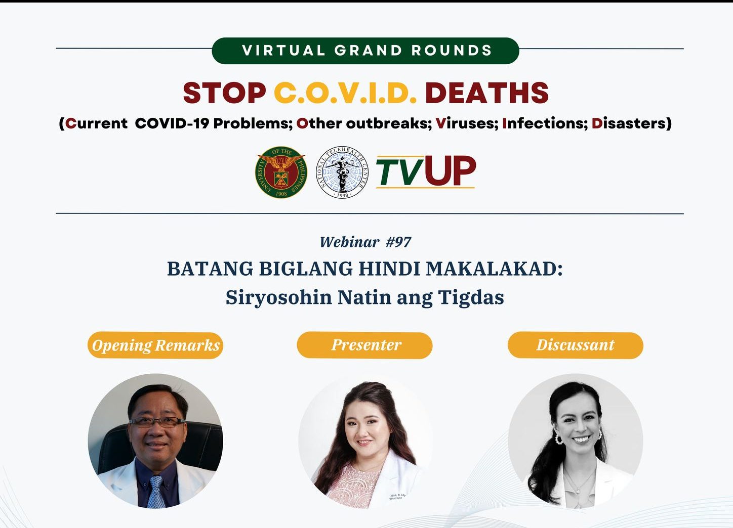 Stop COVID Deaths: Batang Biglang Hindi Makalakad: Siryosohin Natin ang Tigdas