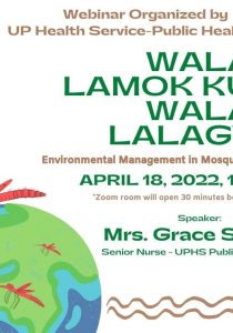 Walang Lamok Kung Walang Lalagyan: Environmental Management in Mosquito Prevention