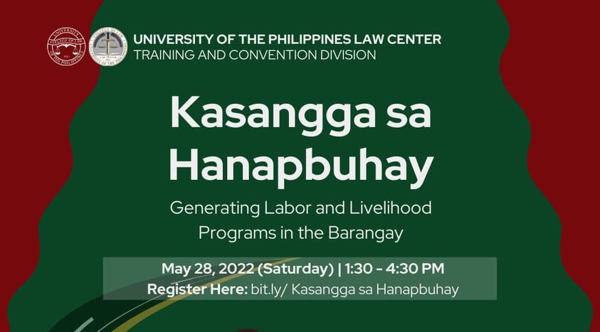 Kasangga sa Hanapbuhay: Generating Labor and Livelihood Programs in the Barangay