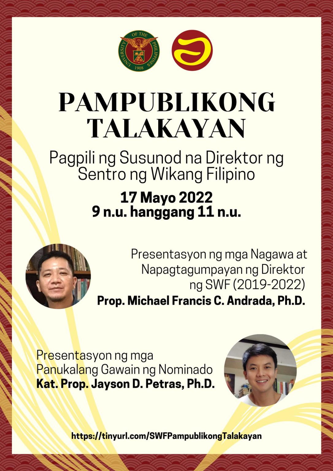 Pampublikong Talakayan Pagpili Ng Susunod Na Direktor Ng Up Diliman Sentro Ng Wikang Filipino 0591