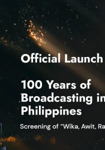 100 Years of Broadcasting in the Philippines