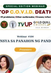 Stop COVID Deaths: Demensya sa Panahon ng Pandemya