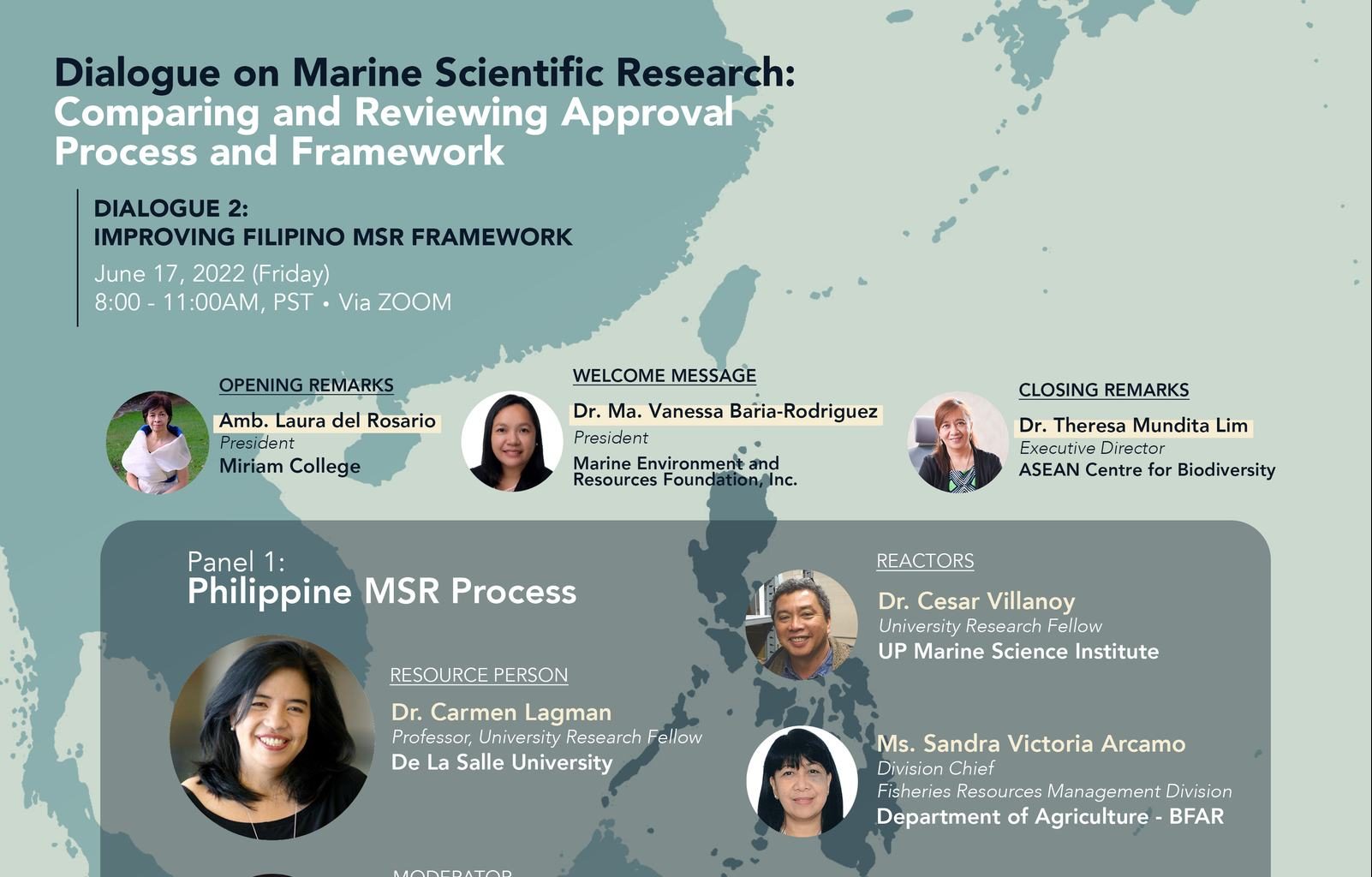 Dialogue 2: Improving Filipino Marine Scientific Research (MSR) Framework