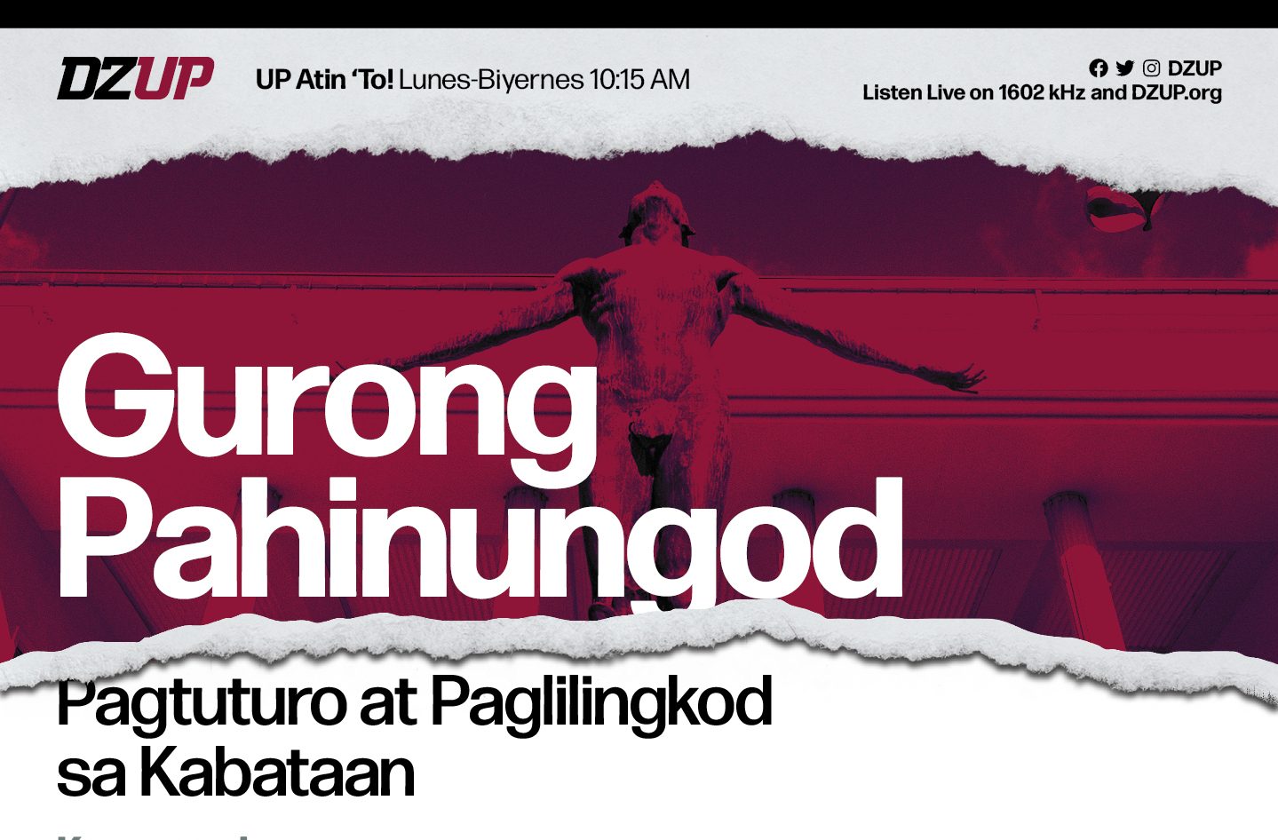 Gurong Pahinungod: Pagtuturo at Paglilingkod sa Kabataan