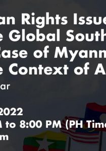 Human Rights Issues in the Global South: The Case of Myanmar in the Context of ASEAN