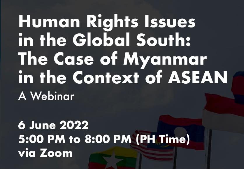 Human Rights Issues in the Global South: The Case of Myanmar in the Context of ASEAN