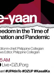 Kule-yaan: Press Freedom in the Time of Disinformation and Pandemic