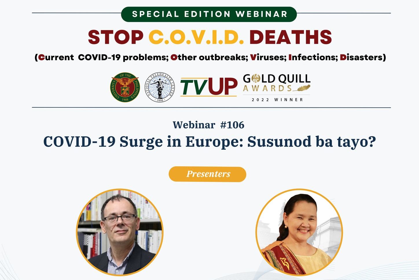 Stop COVID Deaths: COVID-19 Surge in Europe: Susunod ba tayo?