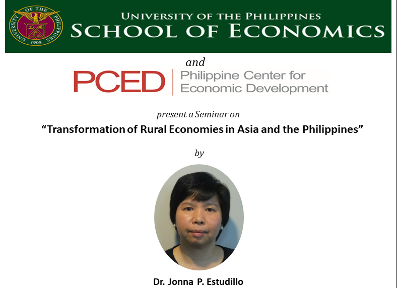 Transformation of Rural Economies in Asia and the Philippines