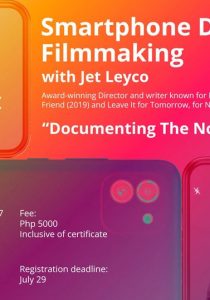 UPFI Smartphone DIY Filmmaking Workshop