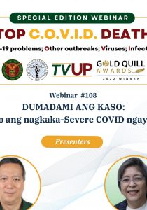 Stop COVID Deaths: Dumadami ang Kaso: Sino ang Nagkaka-severe COVID Ngayon?