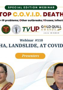 Stop COVID Deaths: Baha, Landslide, at COVID-19