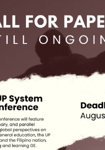 Call for Papers: 2022 UP System GE Conference