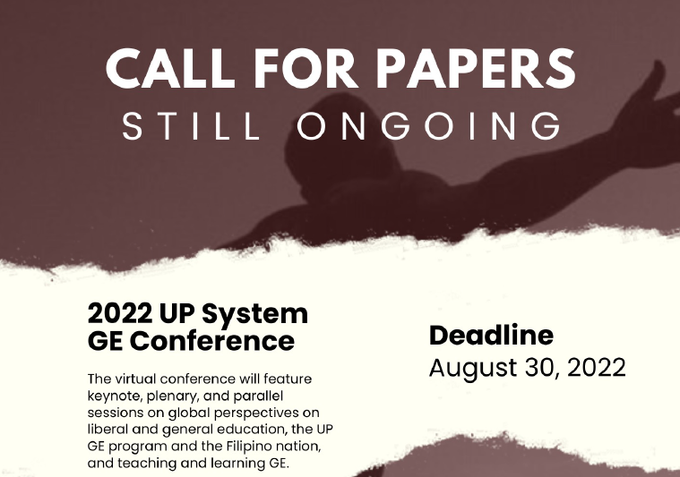 Call for Papers: 2022 UP System GE Conference