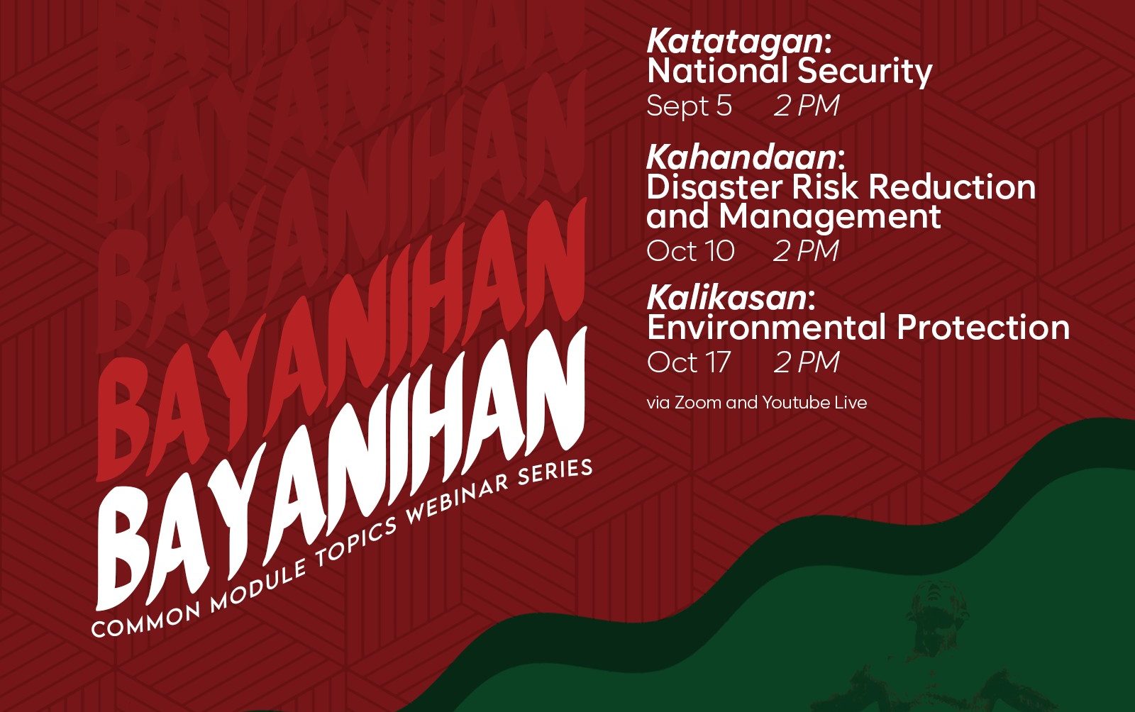 Bayanihan Common Module Topics Webinar Series