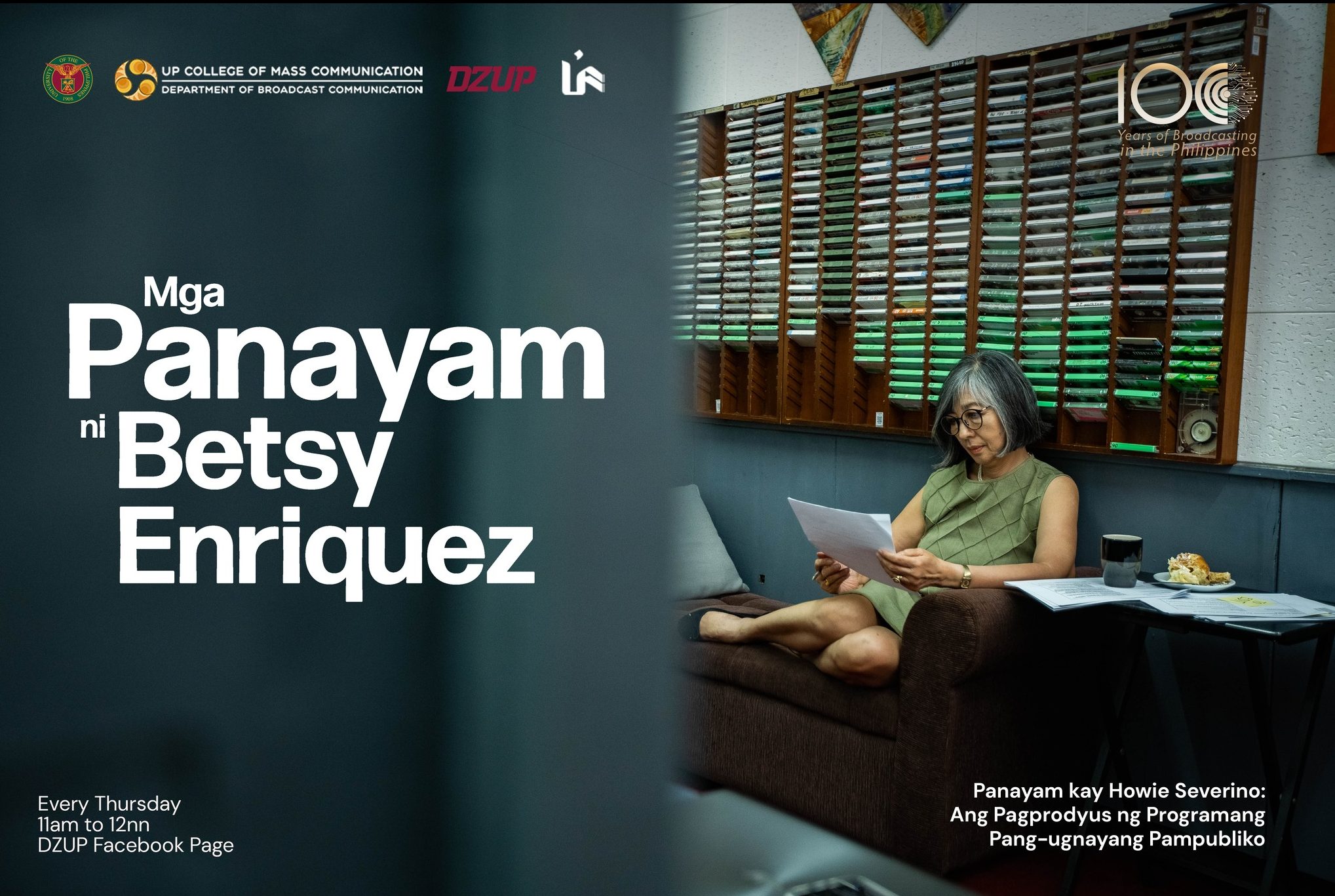Mga Panayam ni Betsy Enriquez: Panayam kay Howie Severino: Ang Pagprodyus ng Programang Pang-ugnayang Pampubliko